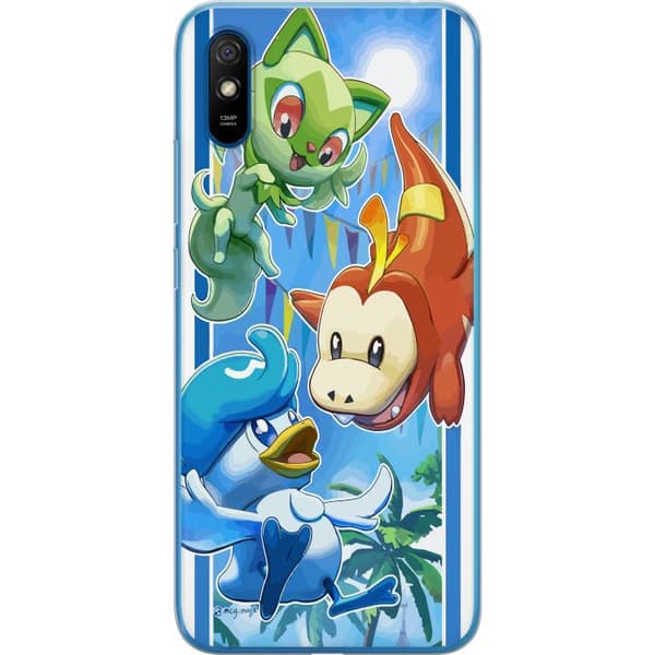 Kompatibelt Mobilskal till Xiaomi Redmi 9A Pokemon Team