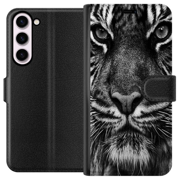 Kompatibelt Plånboksfodral till Samsung Galaxy S23+ Tiger