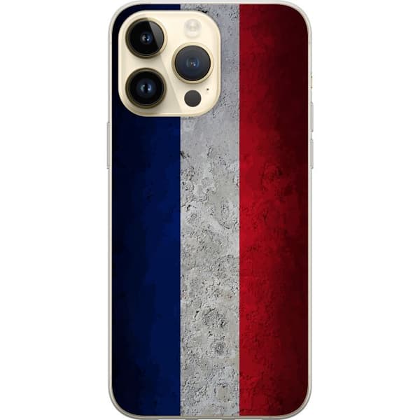 Kompatibelt Mobildeksel til Apple iPhone 15 Pro Max Rent fransk flaggdesign