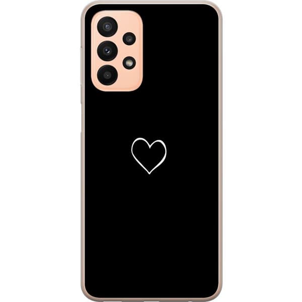 Kompatibelt Mobilskal till Samsung Galaxy A23 Hjärta