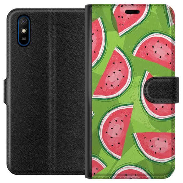 Kompatibelt Plånboksfodral till Xiaomi Redmi 9A Vattenmelon