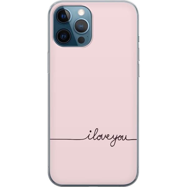 Kompatibelt Mobilskal till Apple iPhone 12 Pro I Love You