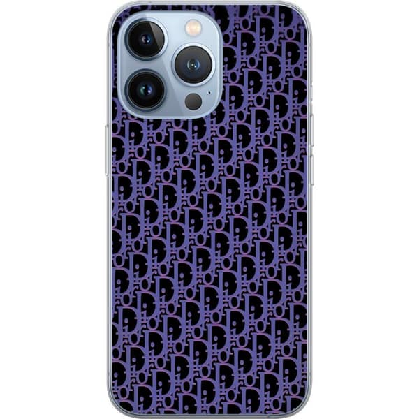 Kompatibelt Mobildeksel til Apple iPhone 13 Pro Moderneluksuriøst monogram i stilrent design
