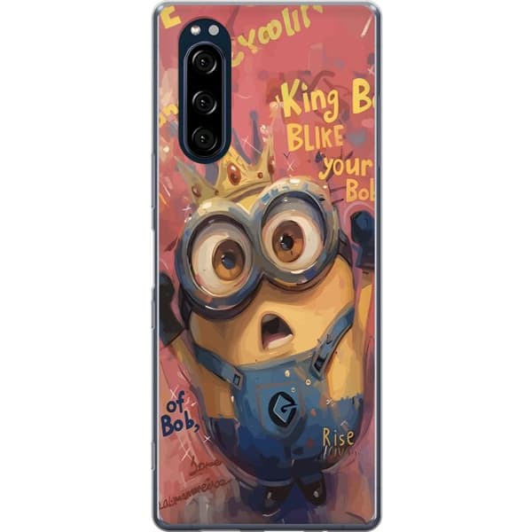 Kompatibelt Mobildeksel til Sony Xperia 5 Minion Med Krona