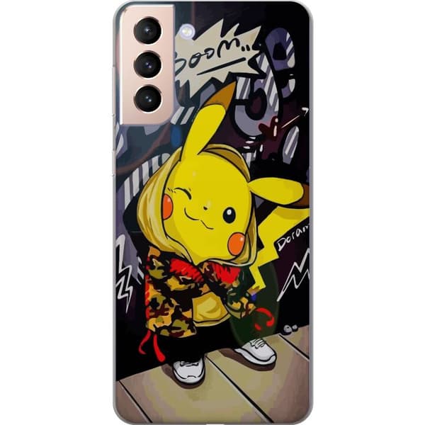 Kompatibelt Mobildeksel til Samsung Galaxy S21 Pikachu