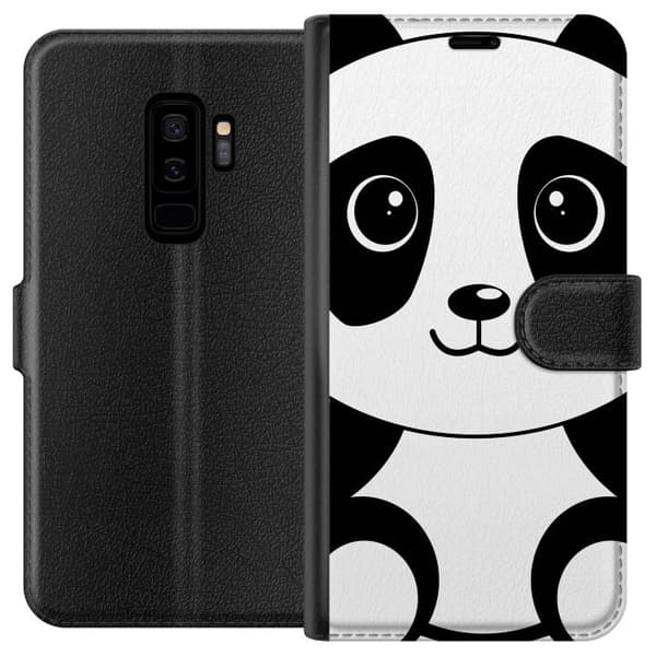 Kompatibelt Plånboksfodral till Samsung Galaxy S9+ Panda