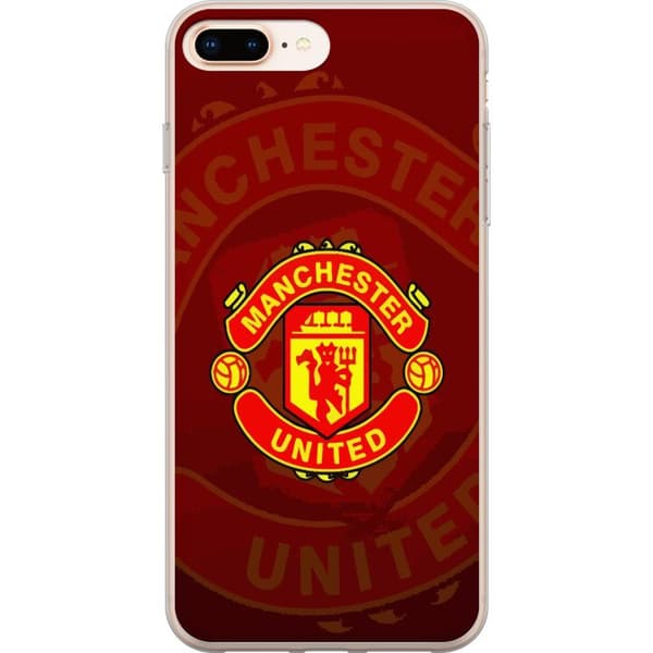 Kompatibelt Mobildeksel til Apple iPhone 8 Plus Manchester United