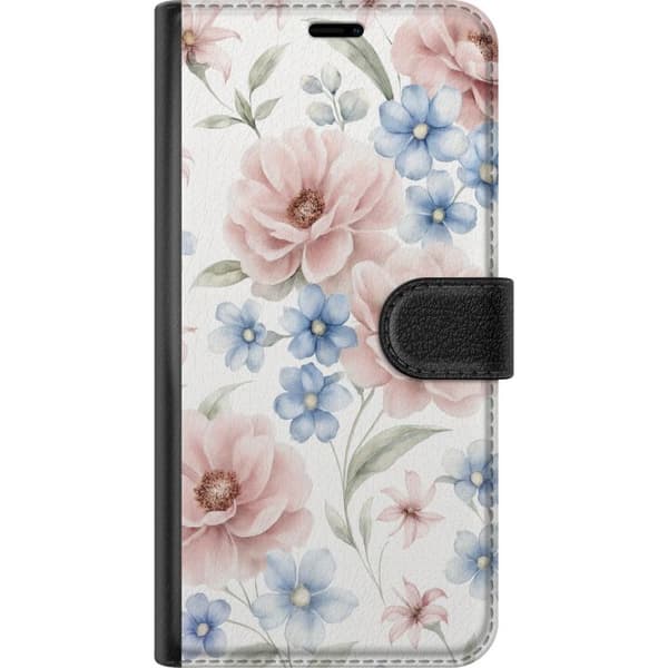 Kompatibel Tegnebogsetui til Sony Xperia 10 III Romantiske blomster