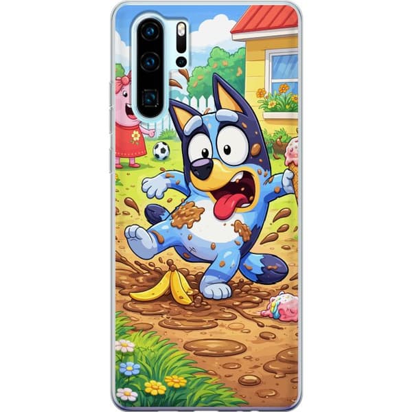 Kompatibelt Mobildeksel til Huawei P30 Pro Blåy