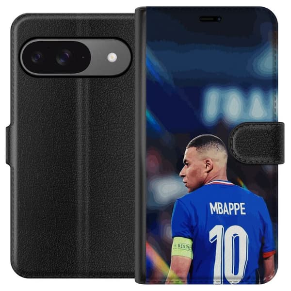 Kompatibel Tegnebogsetui til Google Pixel 9 Pro Kylian Mbappé Frankrike