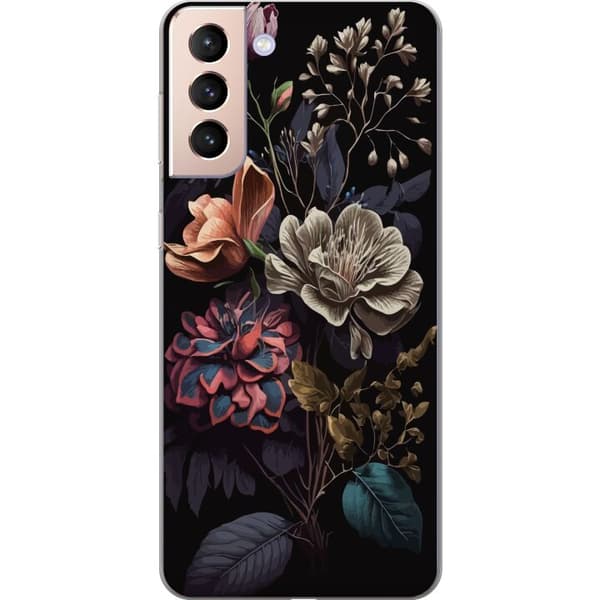 Kompatibelt Mobildeksel til Samsung Galaxy S21 Blomster