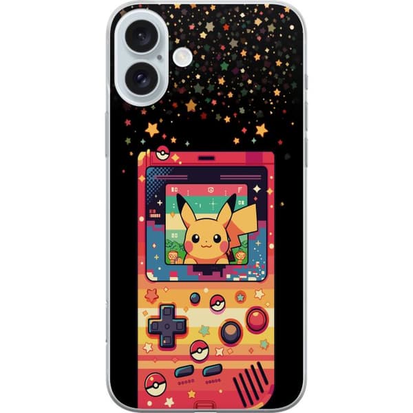 Kompatibelt Mobildeksel til Apple iPhone 16 Plus Retro spillkonsoll med klassisk spillfølelse