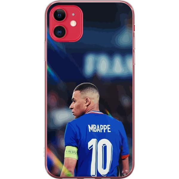 Kompatibelt Mobildeksel til Apple iPhone 11 Kylian Mbappé Frankrike