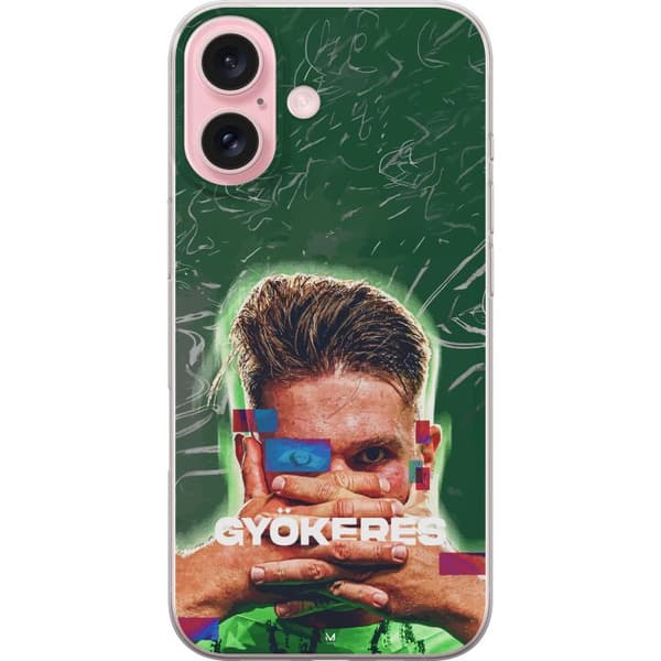 Kompatibelt Mobildeksel til Apple iPhone 16 Viktor Gyökeres grön energi