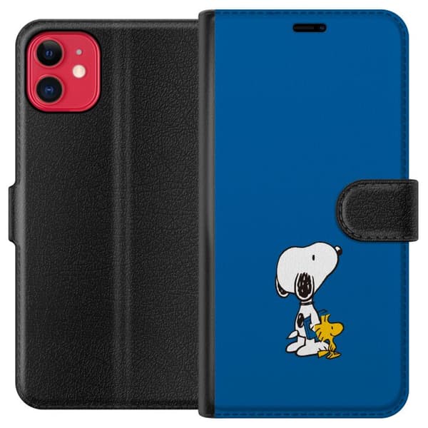 Kompatibel Tegnebogsetui til Apple iPhone 11 Snobben Snoopy