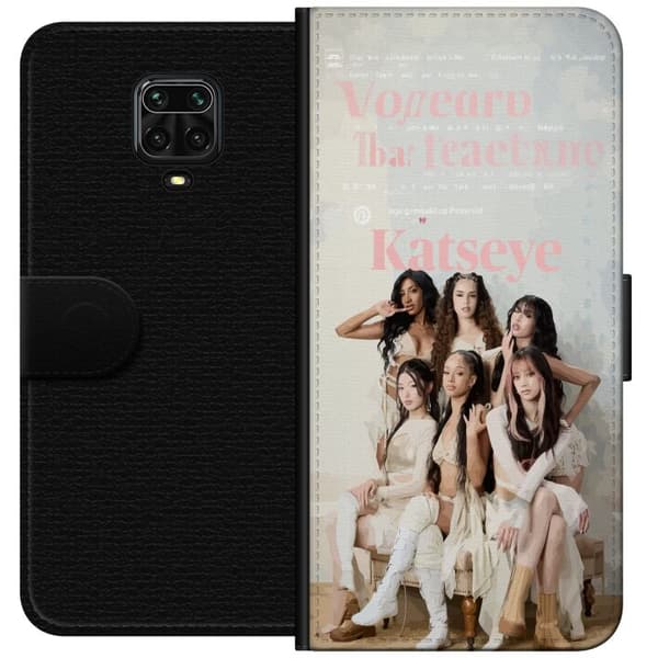 Kompatibel Tegnebogsetui til Xiaomi Redmi Note 9S KATSEYE elegant grupporträtt