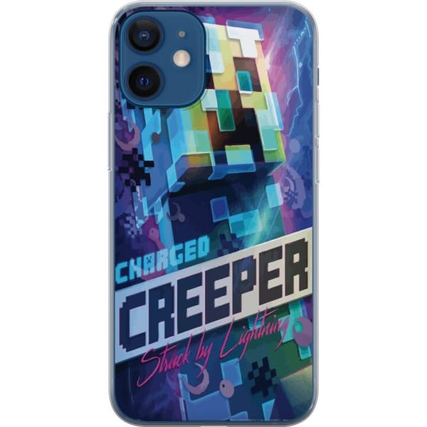 Kompatibel Mobilcover til Apple iPhone 12 Minecraft Creeper