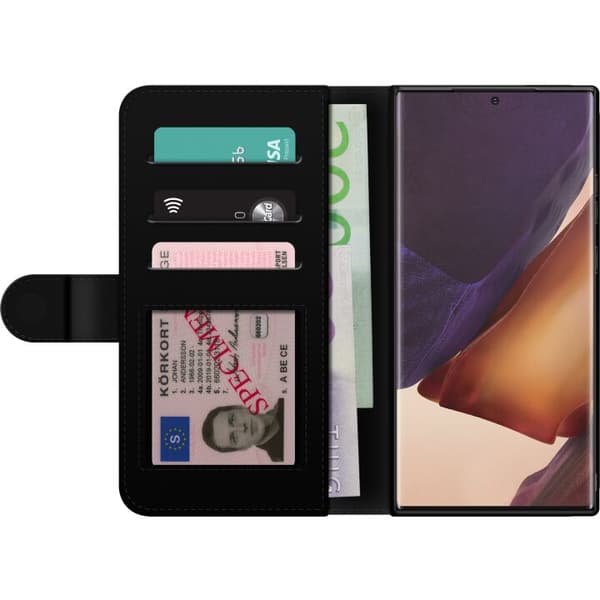 Kompatibel Tegnebogsetui til Samsung Galaxy Note20 Ultra Marmor Guld