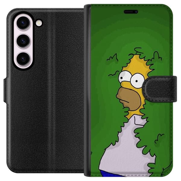 Kompatibelt Plånboksfodral till Samsung Galaxy S23 Homer Simpson