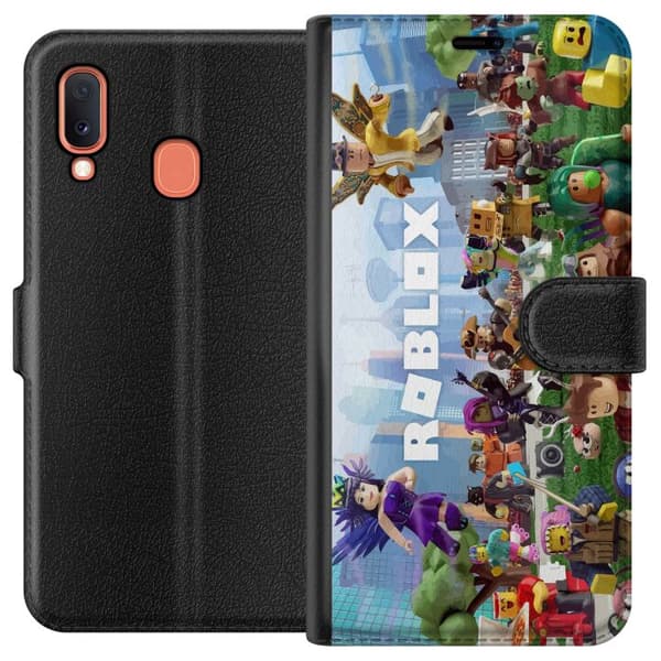 Kompatibelt Plånboksfodral till Samsung Galaxy A20e Roblox
