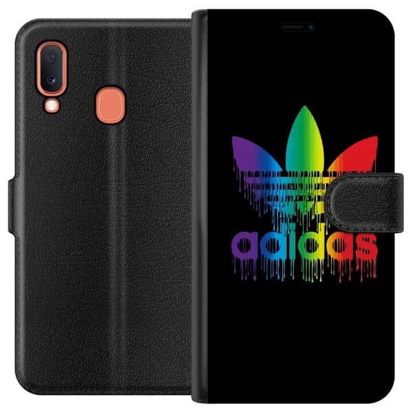 Kompatibelt Plånboksfodral till Samsung Galaxy A20e Adidas