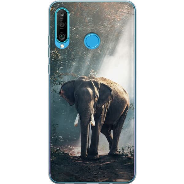 Kompatibelt Mobilskal till Huawei P30 lite Elefant