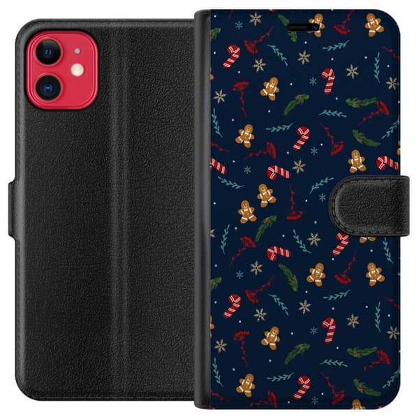 Kompatibelt Plånboksfodral till Apple iPhone 11 God Jul