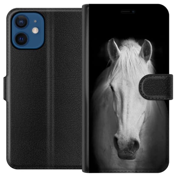 Yhteensopiva Lompakkokotelo Apple iPhone 12 mini Hevonen