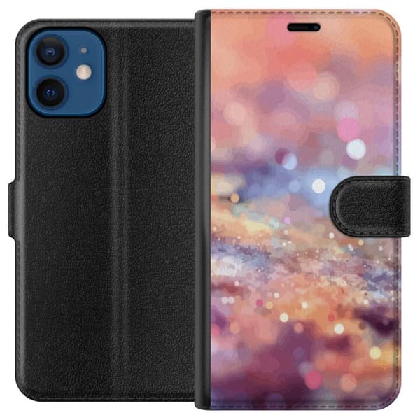 Kompatibelt Lommeboketui til Apple iPhone 12 Glitter