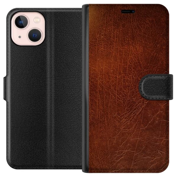 Kompatibelt Plånboksfodral till Apple iPhone 13 mini Läder