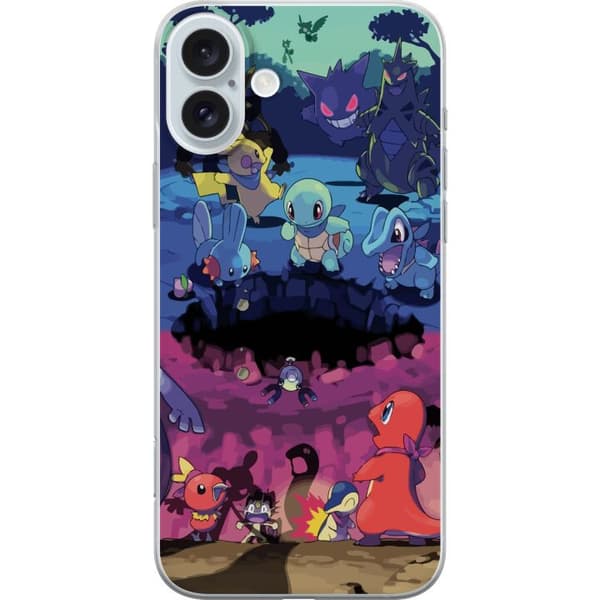 Kompatibel Mobilcover til Apple iPhone 16 Plus Pokémon