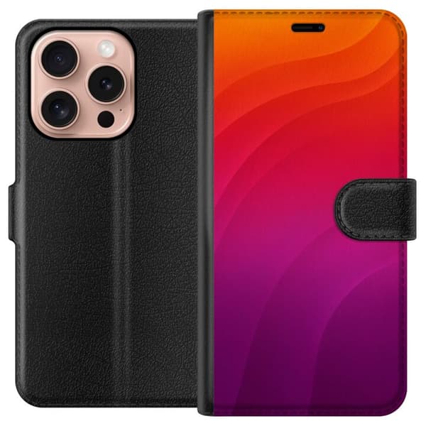 Yhteensopiva Lompakkokotelo Apple iPhone 16 Pro Sunset Waves
