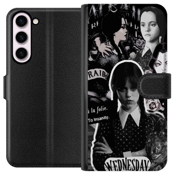 Kompatibel Tegnebogsetui til Samsung Galaxy S23+ Wednesday Addams