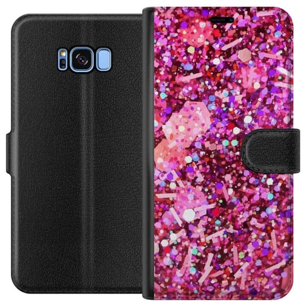 Yhteensopiva Lompakkokotelo Samsung Galaxy S8 Kimaltelee