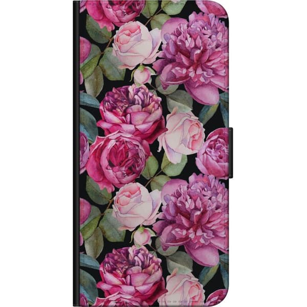 Kompatibelt Plånboksfodral till Samsung Galaxy A20s Blommor
