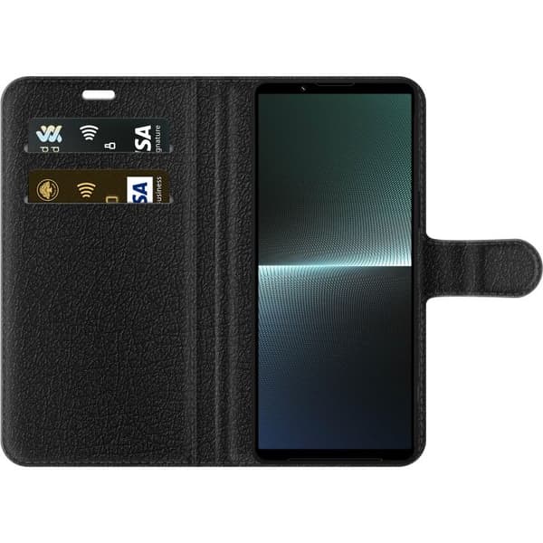 Kompatibelt Plånboksfodral till Sony Xperia 1 V logotyp