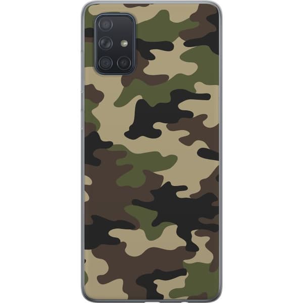 Kompatibelt Mobilskal till Samsung Galaxy A71 Militär