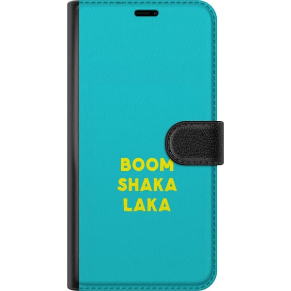 Kompatibelt Lommeboketui til Apple iPhone 17 Boom Shaka Laka-text