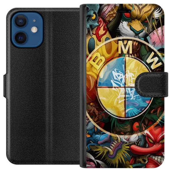 Kompatibel Tegnebogsetui til Apple iPhone 12 mini BMW