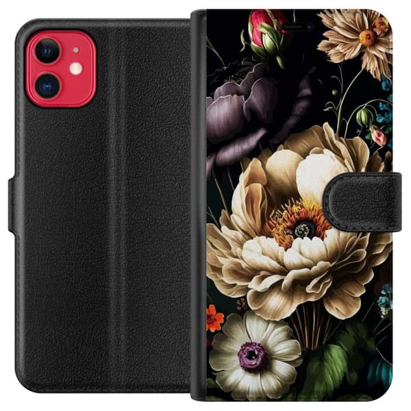 Kompatibelt Plånboksfodral till Apple iPhone 11 Blommor