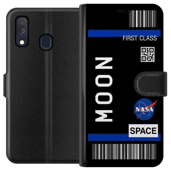 Kompatibelt Plånboksfodral till Samsung Galaxy A40 Boarding Space