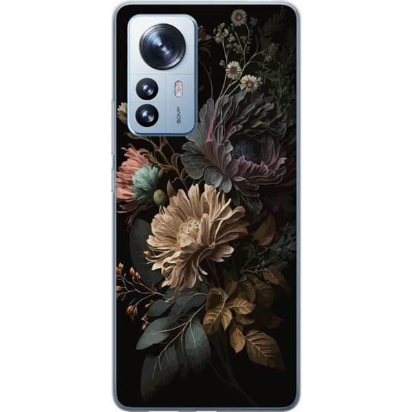 Kompatibelt Mobilskal till Xiaomi 12 Pro Blommor