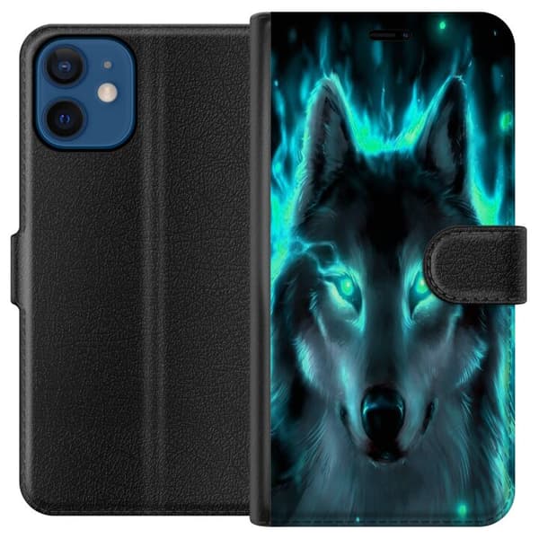 Yhteensopiva Lompakkokotelo Apple iPhone 12 mini Susi