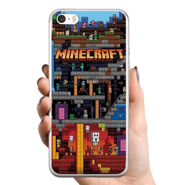 Kompatibelt Mobildeksel til Apple iPhone 5s Minecraft