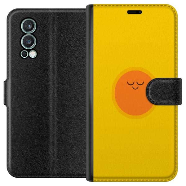 Kompatibel Tegnebogsetui til OnePlus Nord 2 5G Sovande solfigur