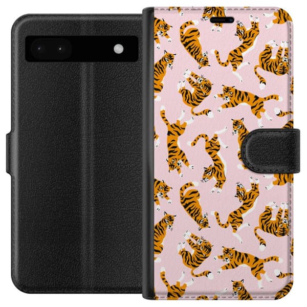 Yhteensopiva Lompakkokotelo Google Pixel 6a tiikeri