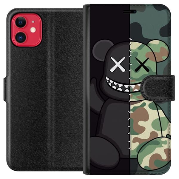 Kompatibelt Plånboksfodral till Apple iPhone 11 Army