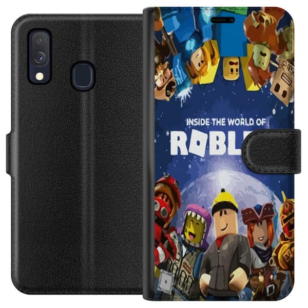 Kompatibelt Plånboksfodral till Samsung Galaxy A40 Roblox