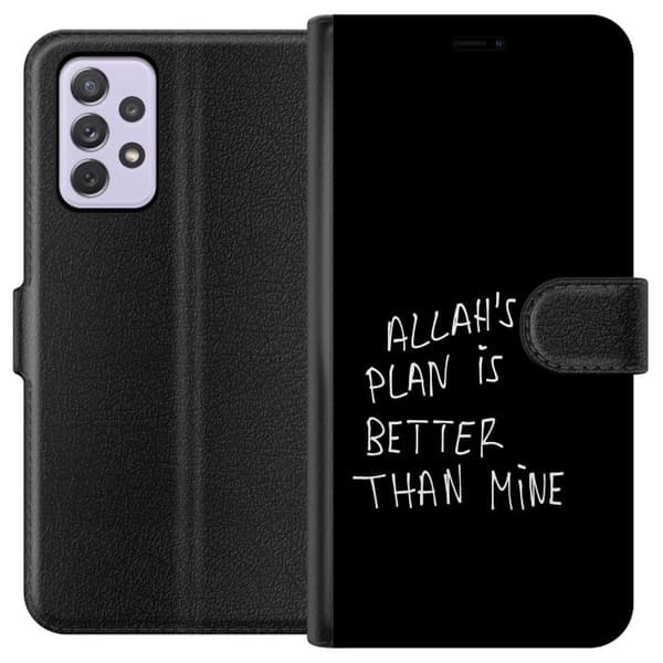Kompatibelt Lommeboketui til Samsung Galaxy A52s 5G Allahs plan är bättre än min