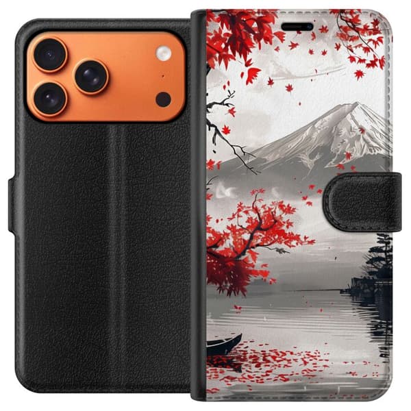 Kompatibelt Lommeboketui til Apple iPhone 17 Pro Max Tokyo høst